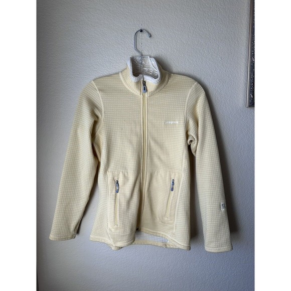 Patagonia R1  Full Zip Jacket Yellow Women’s Size Extra Small XS Outdoors - Picture 1 of 8